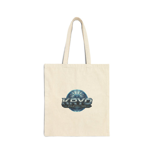 KRYO Sci‑Fi Emblem Cotton Canvas Tote — Logo Eco Shopper