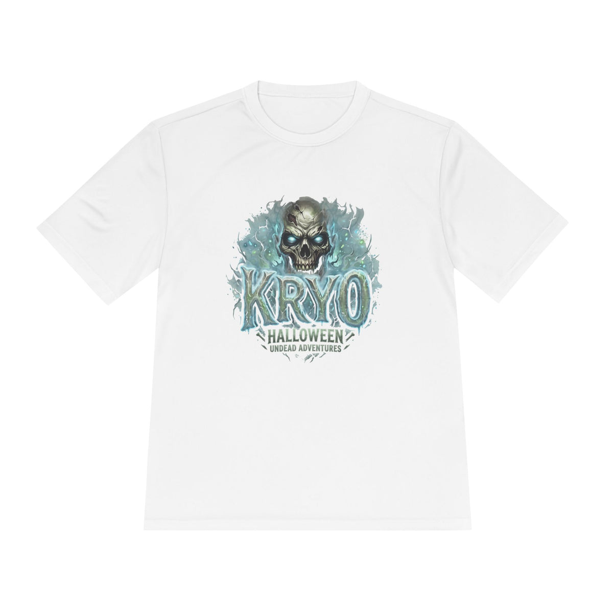 Kryo Halloween Skull Tee — Moisture‑Wicking Horror Graphic Tee