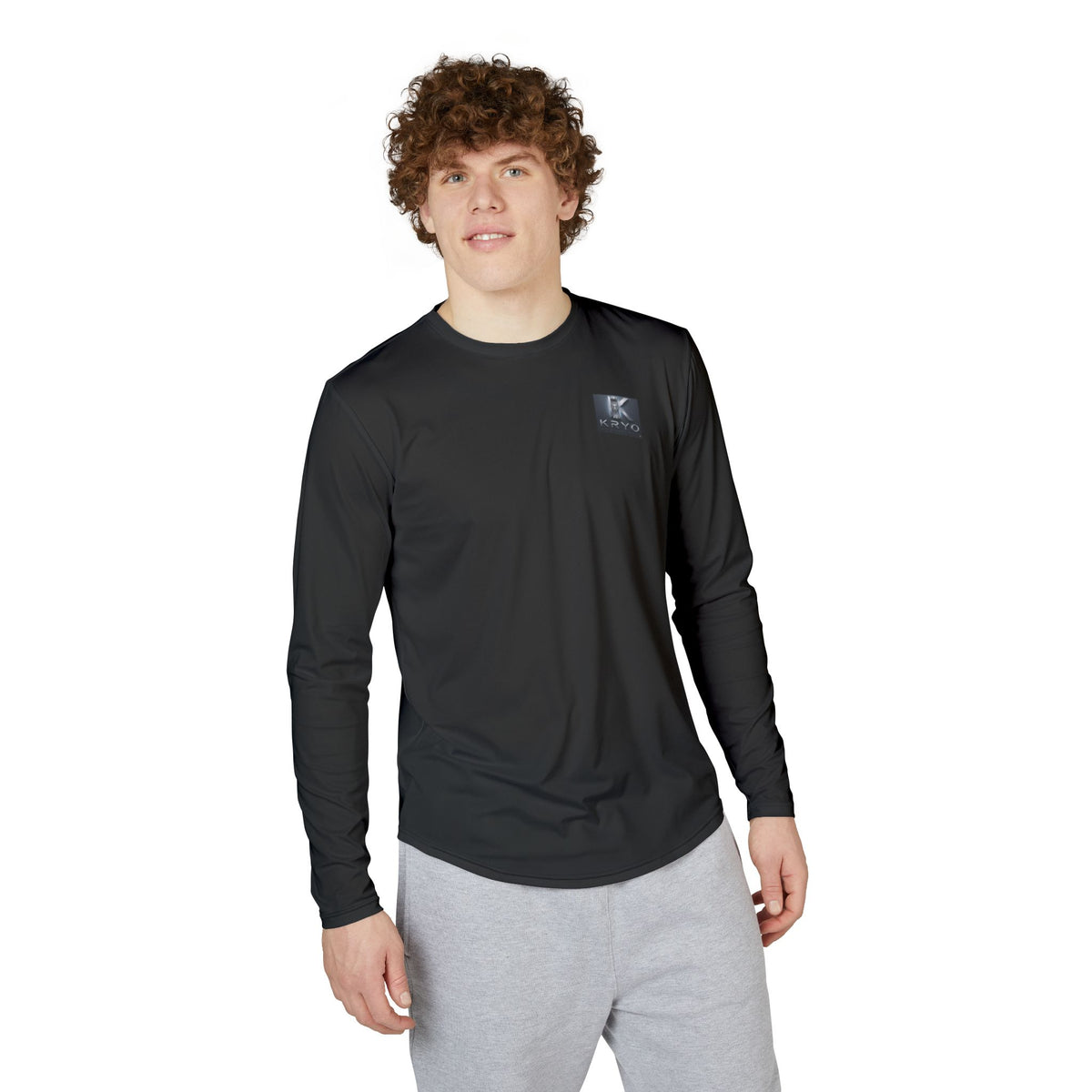 Kryo Pickleball Men's UV Long Sleeve Shirt — "Hot Paddle, Cold Execution" Pickleball Graphic