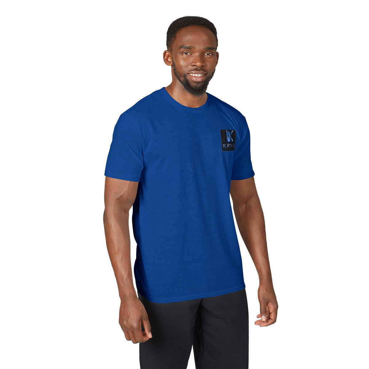 KRYO Logo Performance T‑Shirt — Futuristic Cryo Tech Graphic Tee