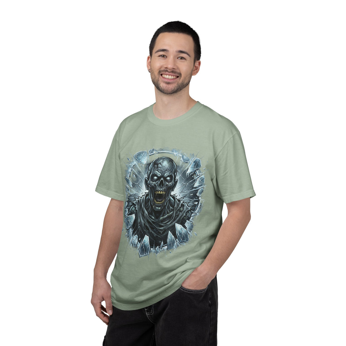 KRYO Skull Graphic T-Shirt — Horror Zombie Illustration Tee