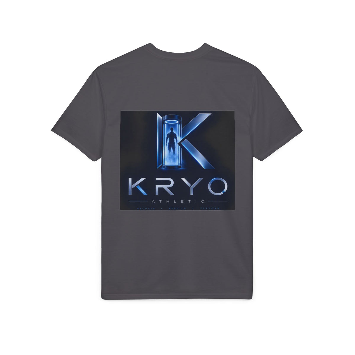 KRYO Logo Performance T‑Shirt — Futuristic Cryo Tech Graphic Tee