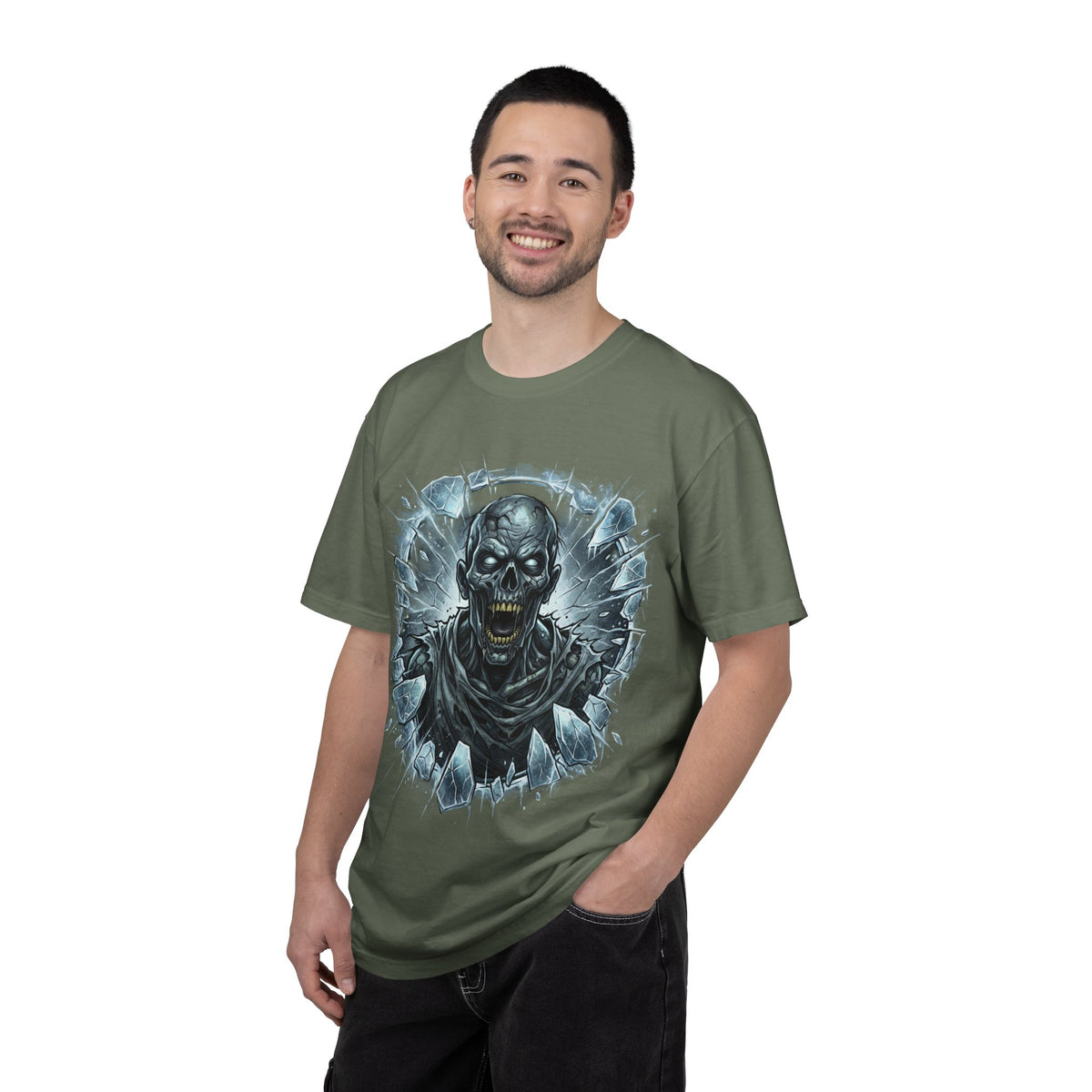 KRYO Skull Graphic T-Shirt — Horror Zombie Illustration Tee