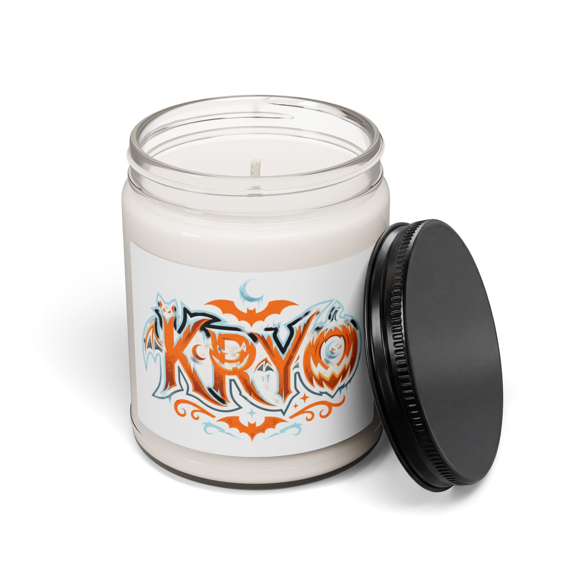 Halloween KRYO Scented Soy Candle — 9oz Spooky Bat & Ghost Aroma