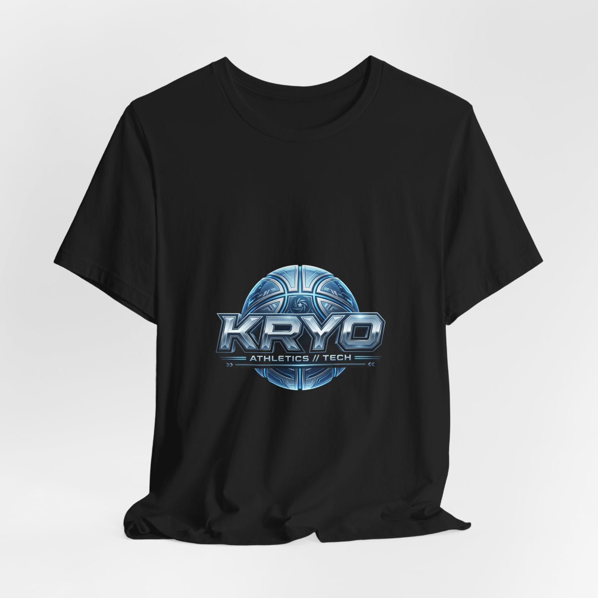 KRYO Athletic Tech Logo T‑Shirt — Futuristic Sports Graphic Tee
