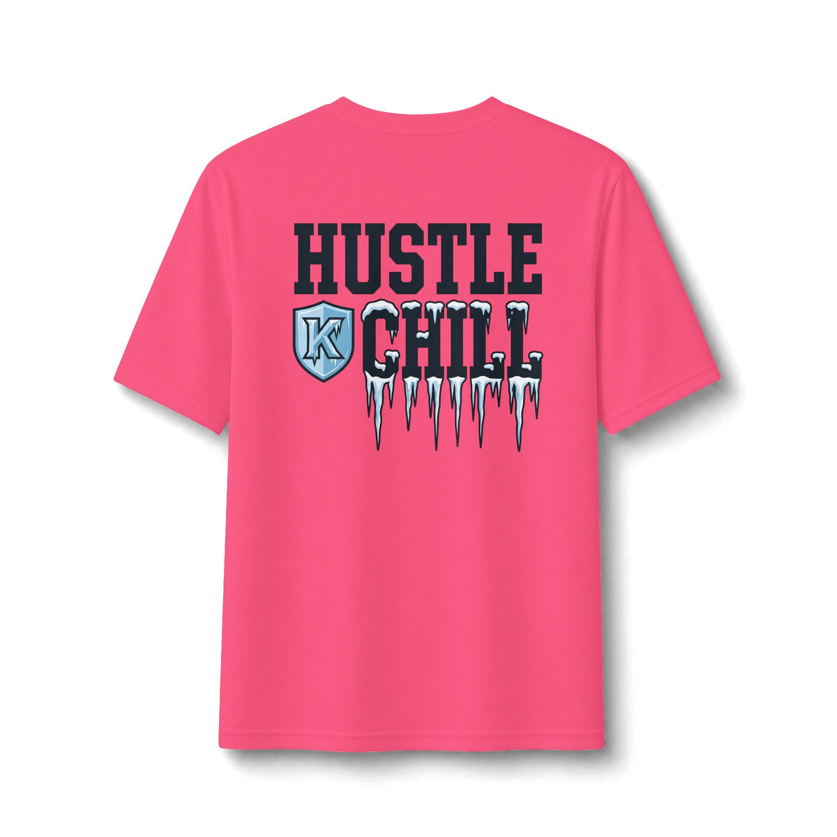 Kryo Football Hustle & Chill Performance Tee — Athletic Moisture-Wicking Shirt with Ice Graphic