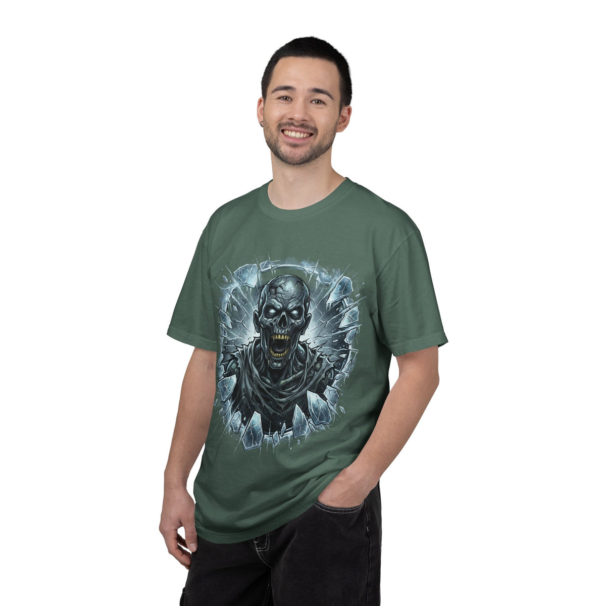 KRYO Skull Graphic T-Shirt — Horror Zombie Illustration Tee