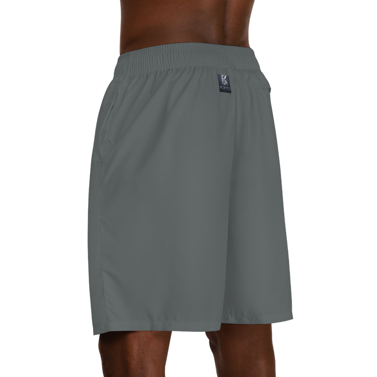 Kryo Workout Gear Men's Athletic Jogger Shorts — "Hustle for the Muscle, Stay for the Chill" Motivational Gym Wear