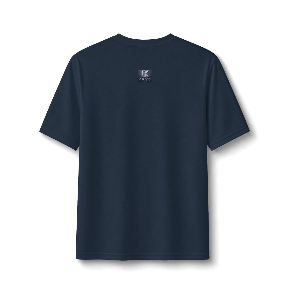 KRYO Blue Logo Performance Tee — Lightweight Athletic Shirt with Frosted Logo