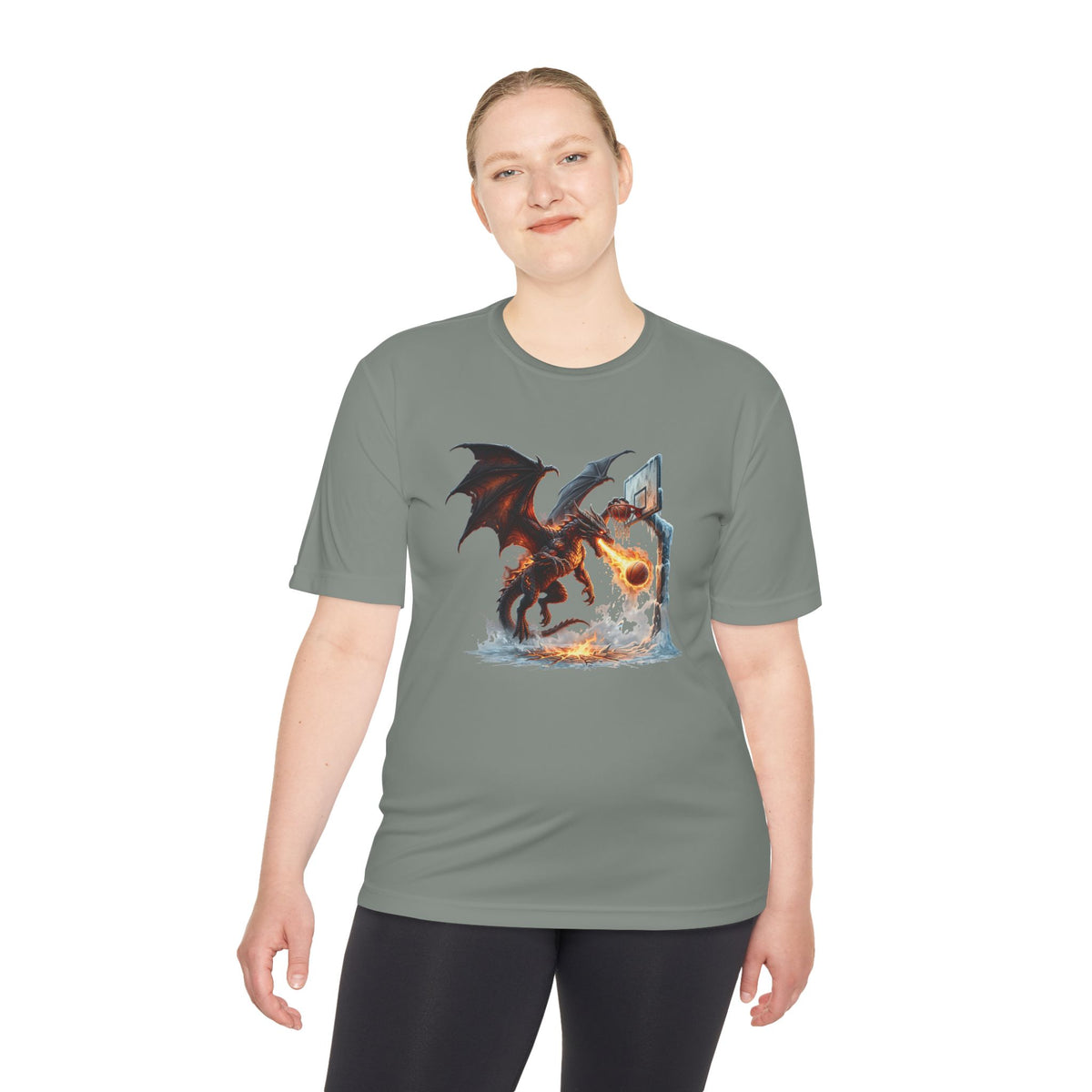 Dragon Basketball Tee — Fantasy Dragon Dunk Sports Shirt