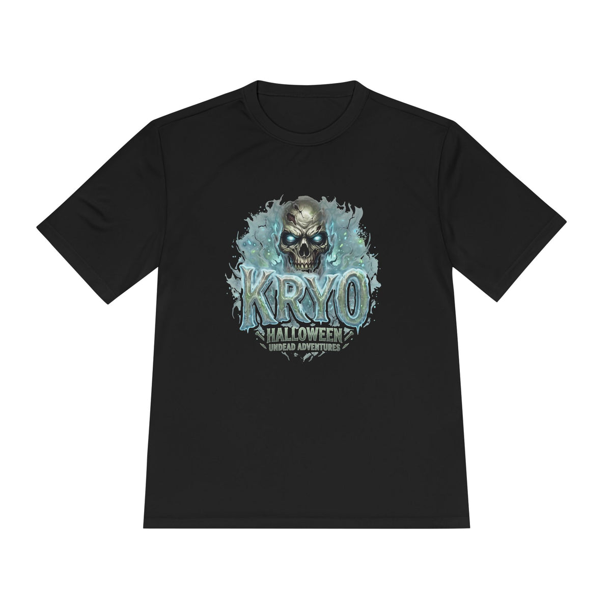 Kryo Halloween Skull Tee — Moisture‑Wicking Horror Graphic Tee