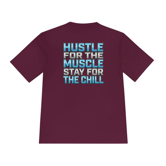Kryo Workout Gear Hustle for the Muscle Graphic Tee — Moisture-Wicking Active Shirt