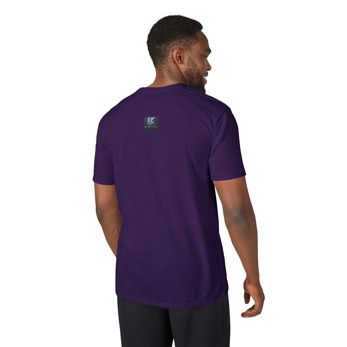 Kryo Workout Gear Motivate Performance T-Shirt — Vintage Block Letter Athletic Tee