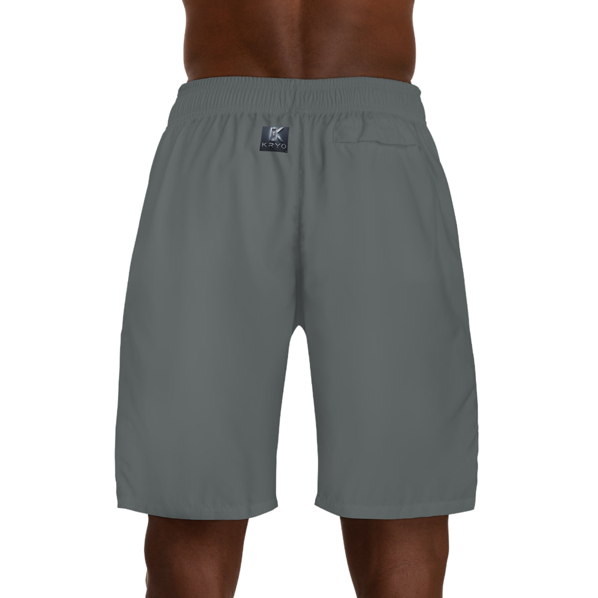Kryo Workout Gear Men's Athletic Jogger Shorts — "Hustle for the Muscle, Stay for the Chill" Motivational Gym Wear