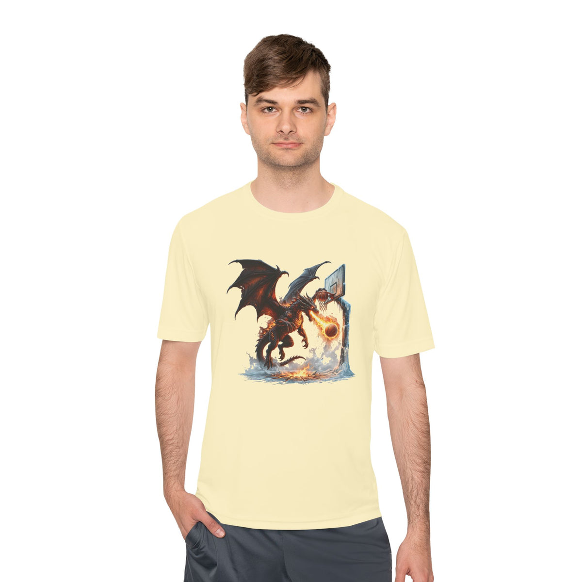 Dragon Basketball Tee — Fantasy Dragon Dunk Sports Shirt