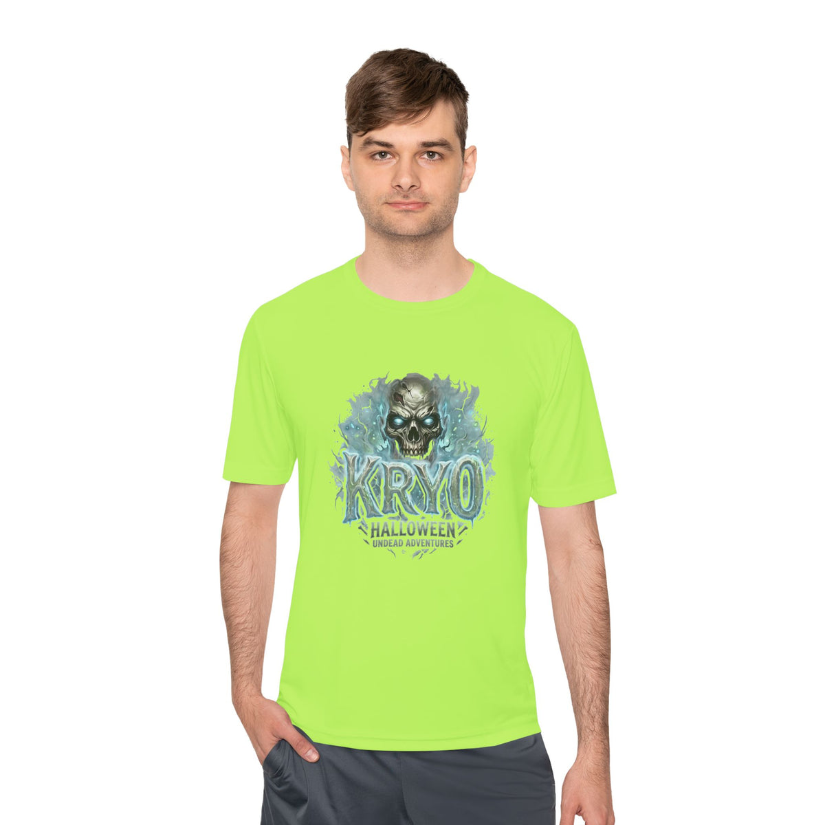 Kryo Halloween Skull Tee — Moisture‑Wicking Horror Graphic Tee