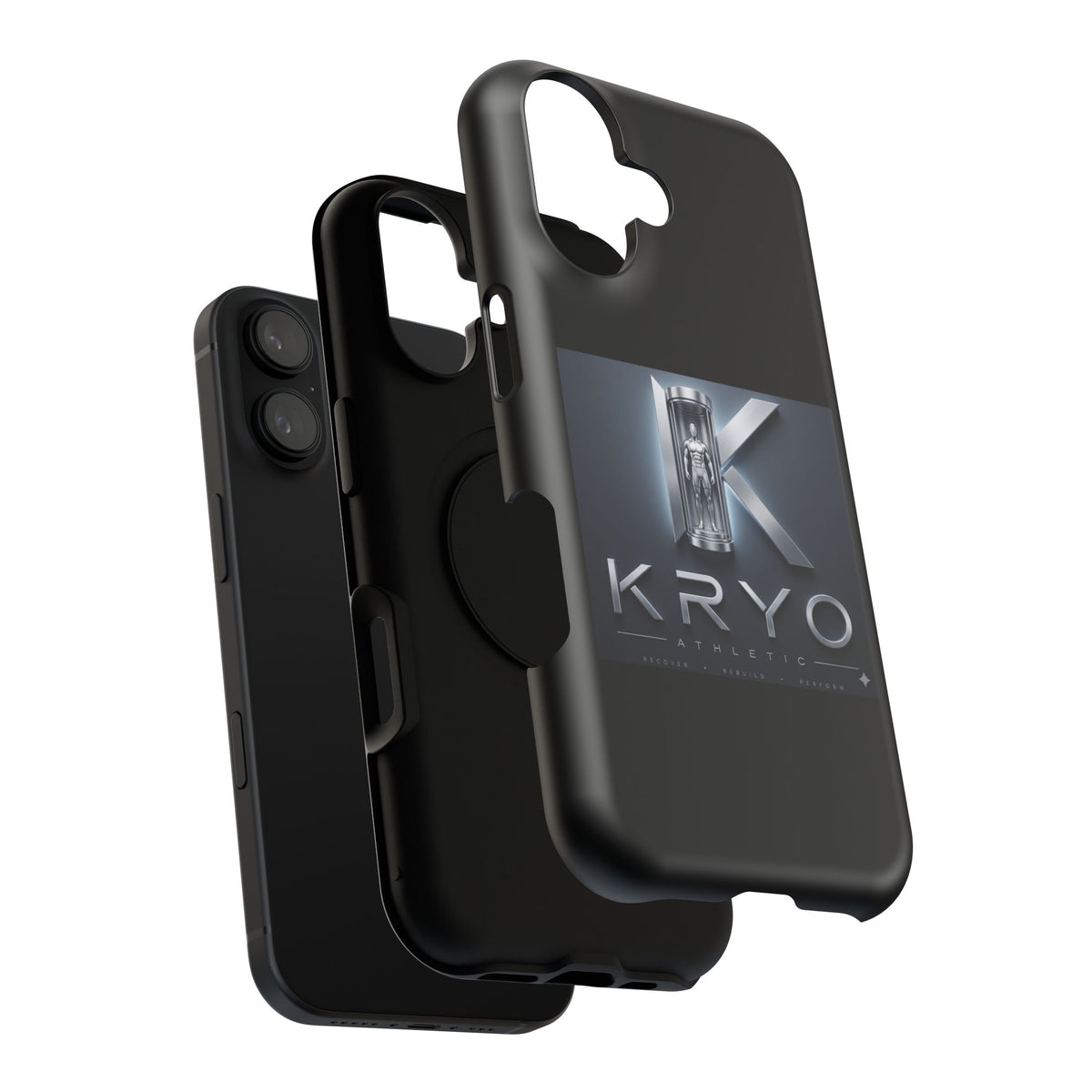 KRYO Metallic Logo Impact-Resistant Phone Case