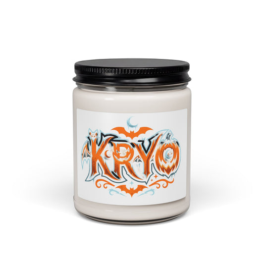 Halloween KRYO Scented Soy Candle — 9oz Spooky Bat & Ghost Aroma