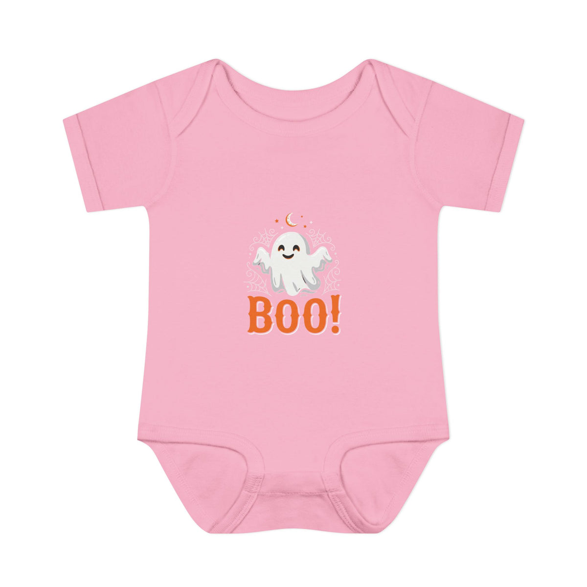 Baby Bodysuit - Kryo Cute Ghost "Boo!" Halloween Infant Onesie