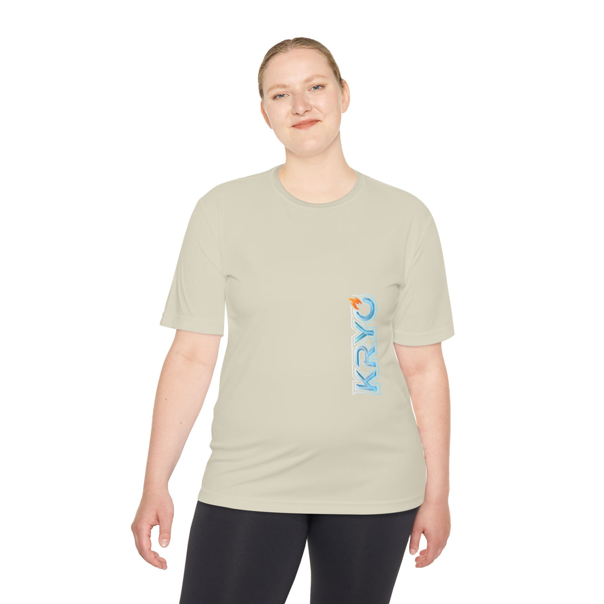 KRYO Workout Gear Vertical Logo Performance Tee