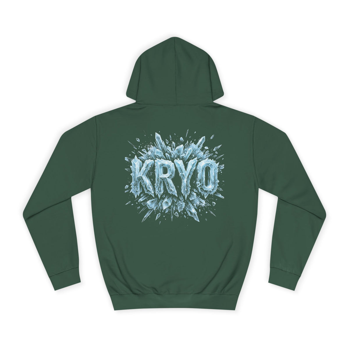 Ice Splash Hoodie — "KRYO" Graphic College Pullover