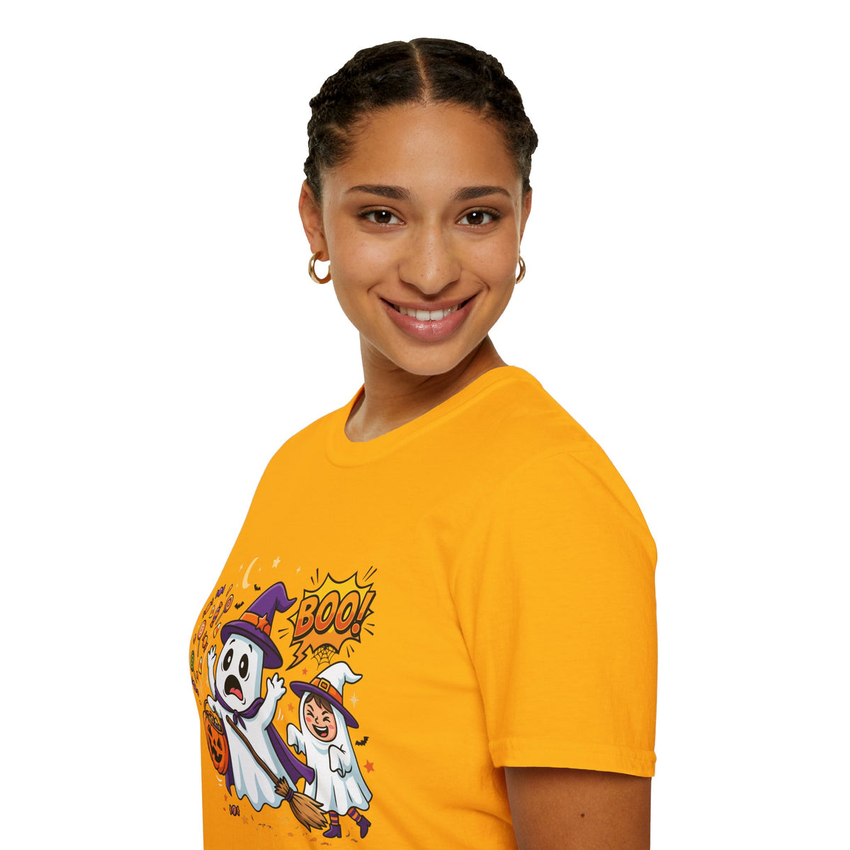 Halloween Ghost Kids T-Shirt — Cute Trick-or-Treat Boo Design