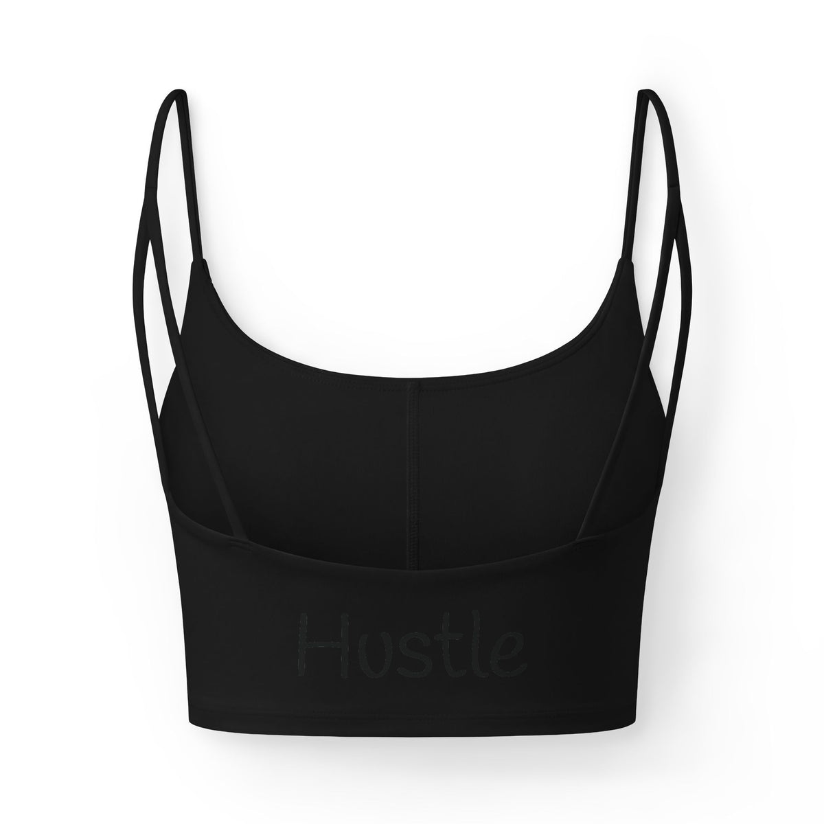 Luxe Hustle Crop Bra — Women's Strappy Performance Bralette