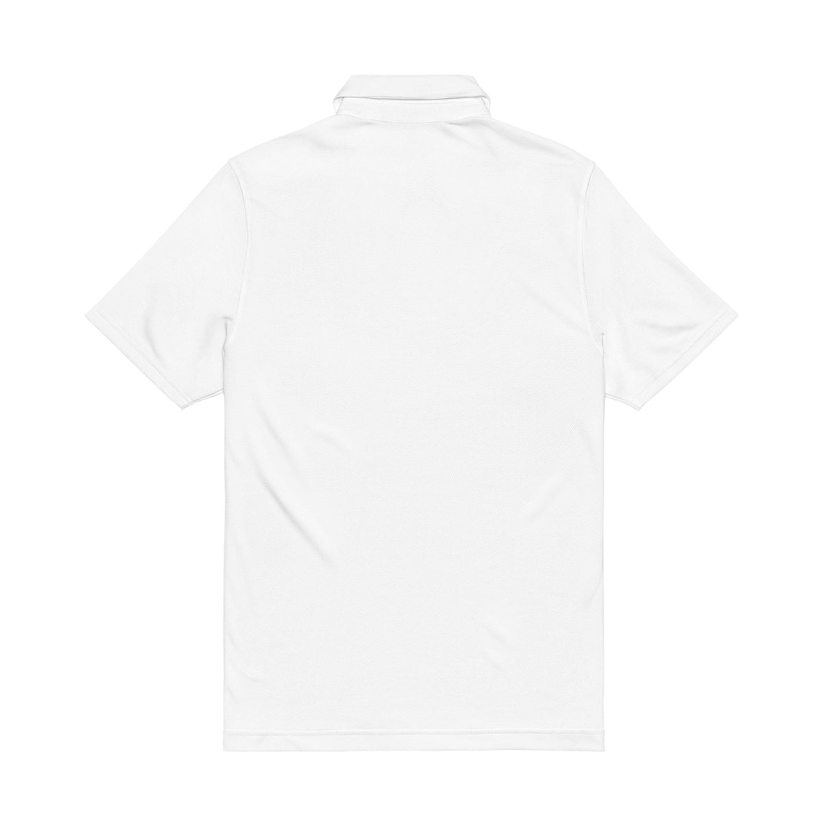 Kryo Men's Embroidered Polo — White Under Armour Golf Shirt with Blue Logo