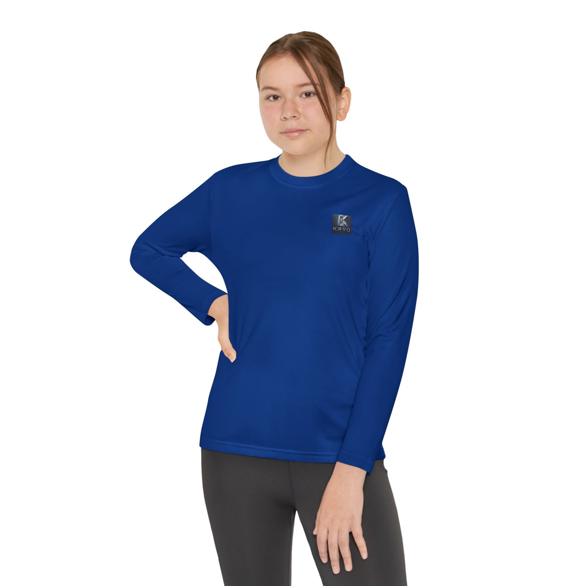 Kryo Youth Volleyball Long Sleeve Tee — 'Play. Athlete' Graphic
