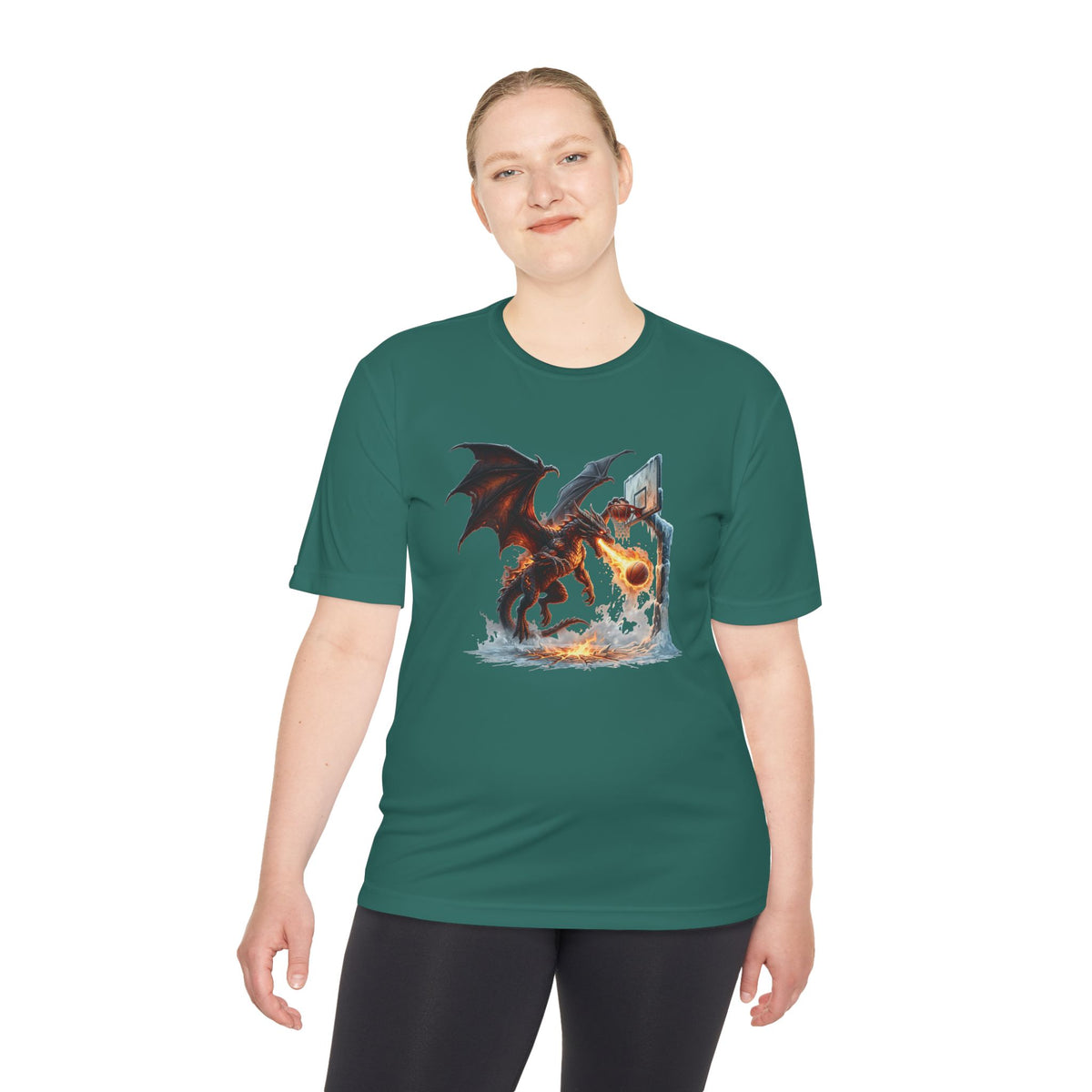 Dragon Basketball Tee — Fantasy Dragon Dunk Sports Shirt