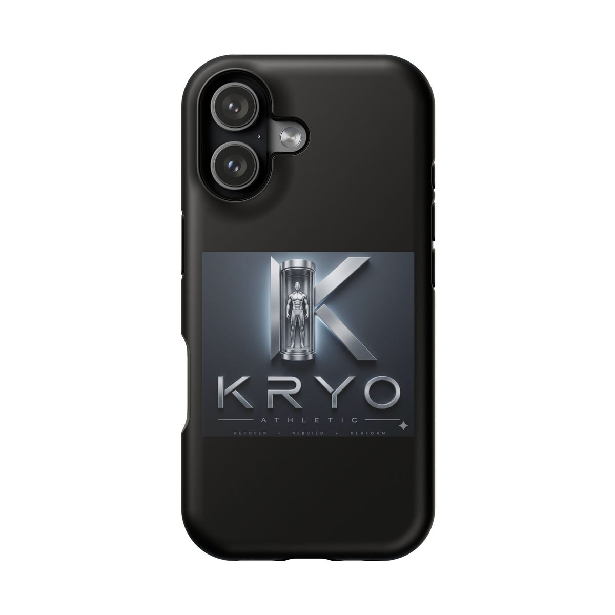 KRYO Metallic Logo Impact-Resistant Phone Case