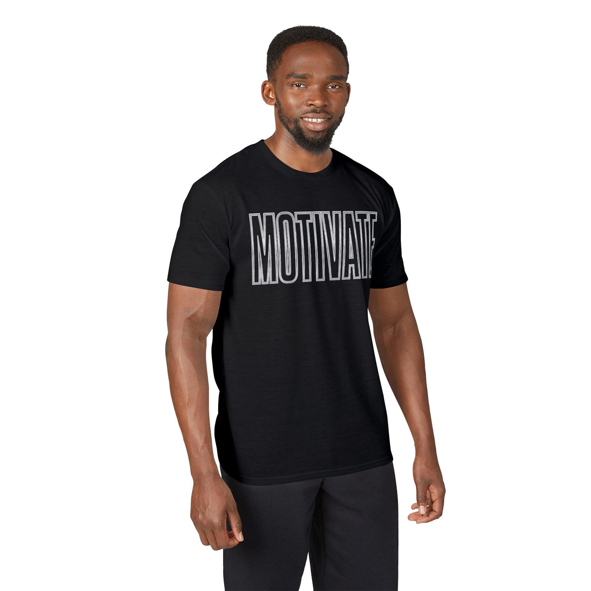 Kryo Workout Gear Motivate Performance T-Shirt — Vintage Block Letter Athletic Tee