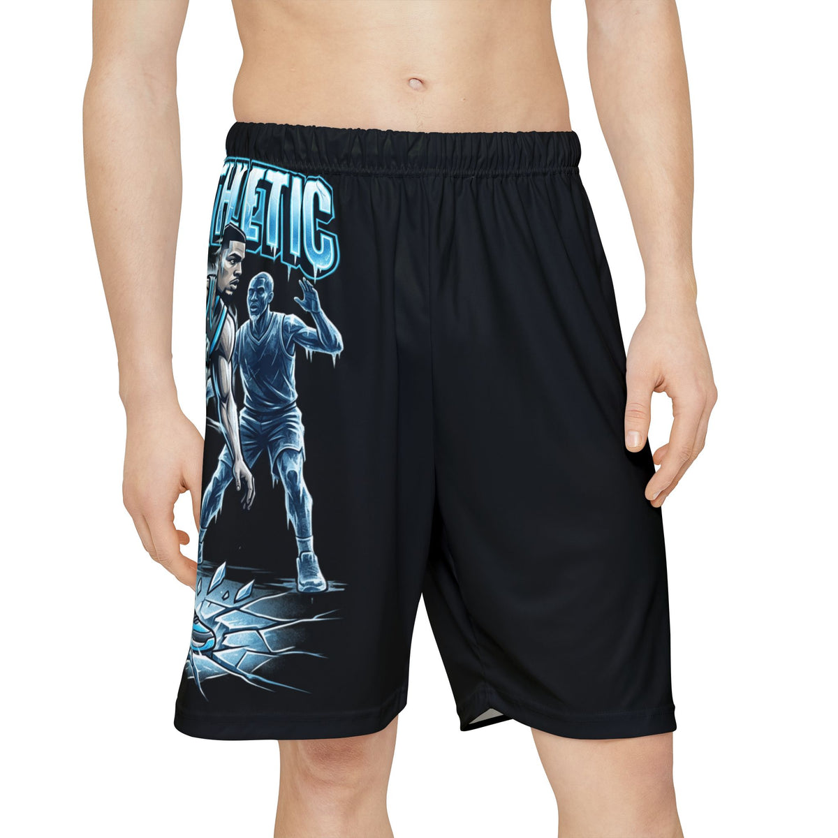 Basketball Athletic Shorts – "Kryo Athletes" Graphic Performance Shorts