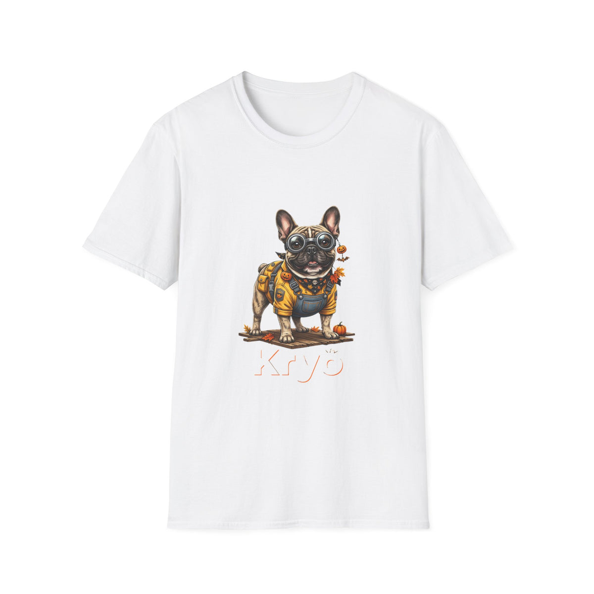 French Bulldog Graphic T-Shirt — 'Kryo' Cute Pup in Sweater Design