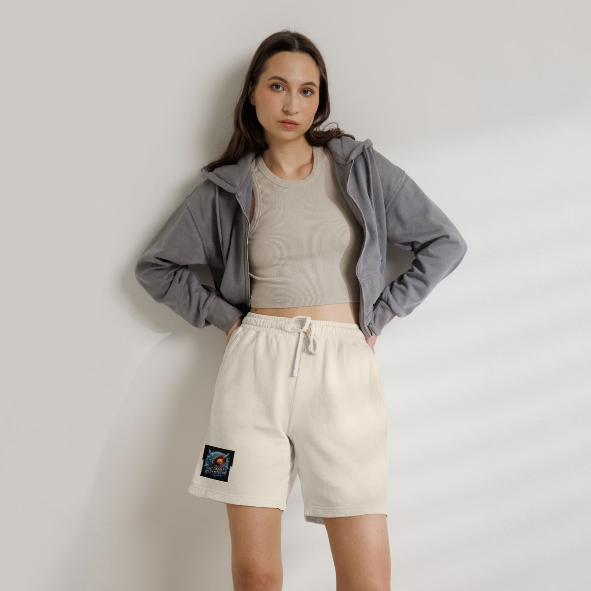 Kryo Paddleball Fleece Sweat Shorts — Vintage Sunrise Patch