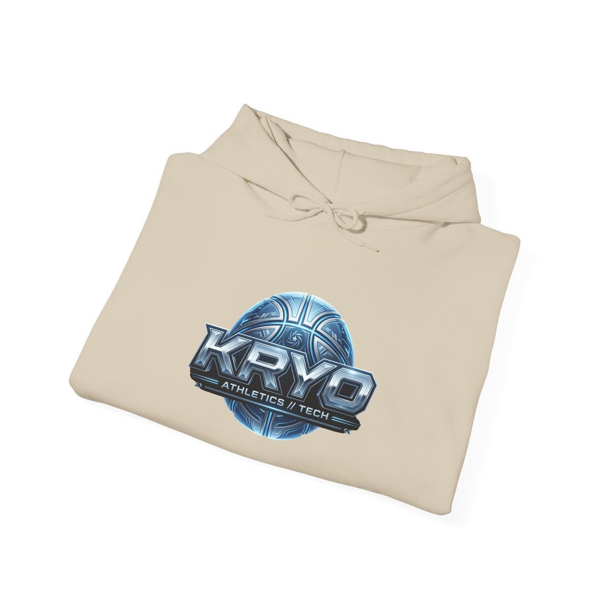 KRYO Gaming Logo Hoodie — Futuristic Blue Esports Pullover