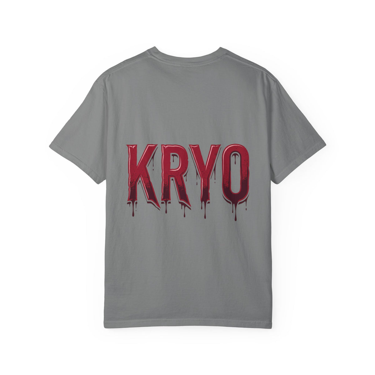 Creepy Clown Axe T-Shirt — 'KRYO' Dripping Back Graphic, Horror Halloween Tee
