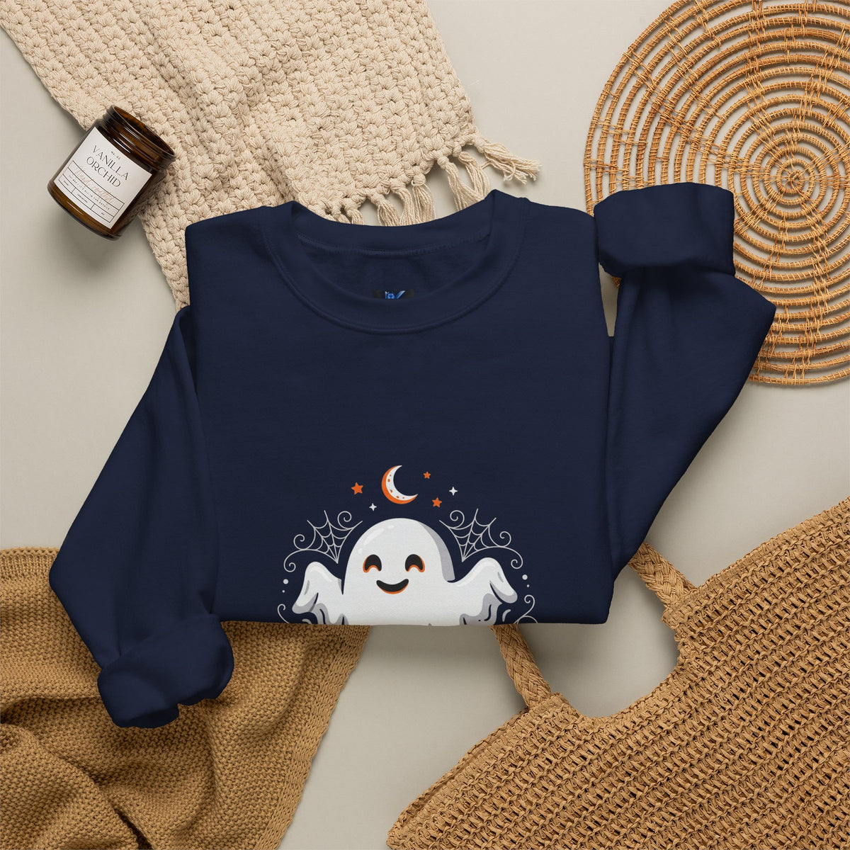 Halloween Ghost 'Boo!' Kryo Crewneck Sweatshirt