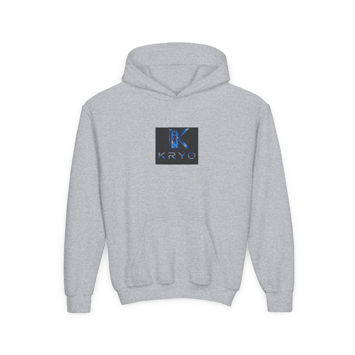 Youth Hoodie with KRYO Blue Logo — Cool Gamer Streetwear