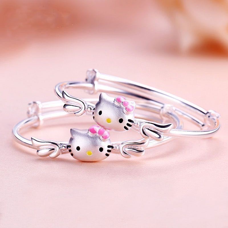 Cat Angel Hello Kitty Good-looking Solid Push-pull Bracelet