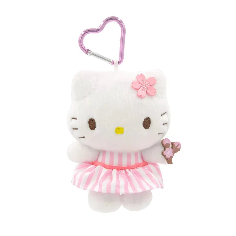 Sanrio Hello Kitty & Kuromi Plush Keychain Bag Charm