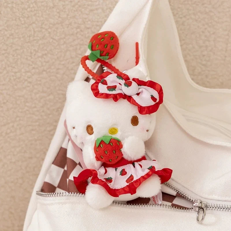 Sanrio Hello Kitty & Kuromi Plush Keychain Bag Charm