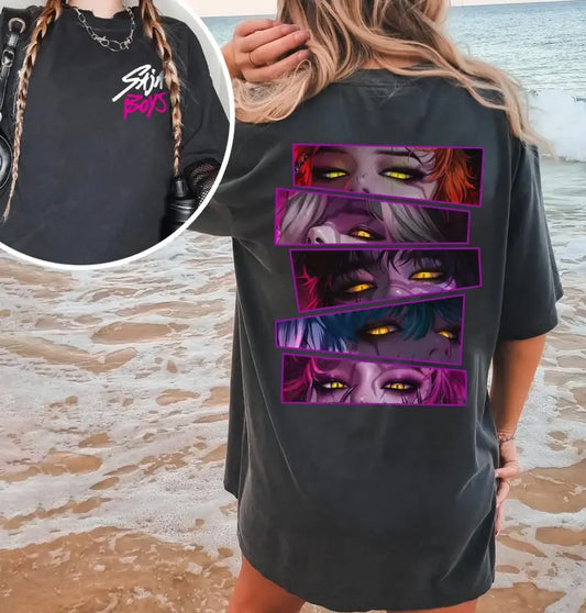 Saja Boys Kpop Demon Hunters Shirt – Boy Band Inspired Movie Tee, Unisex Fan Merch