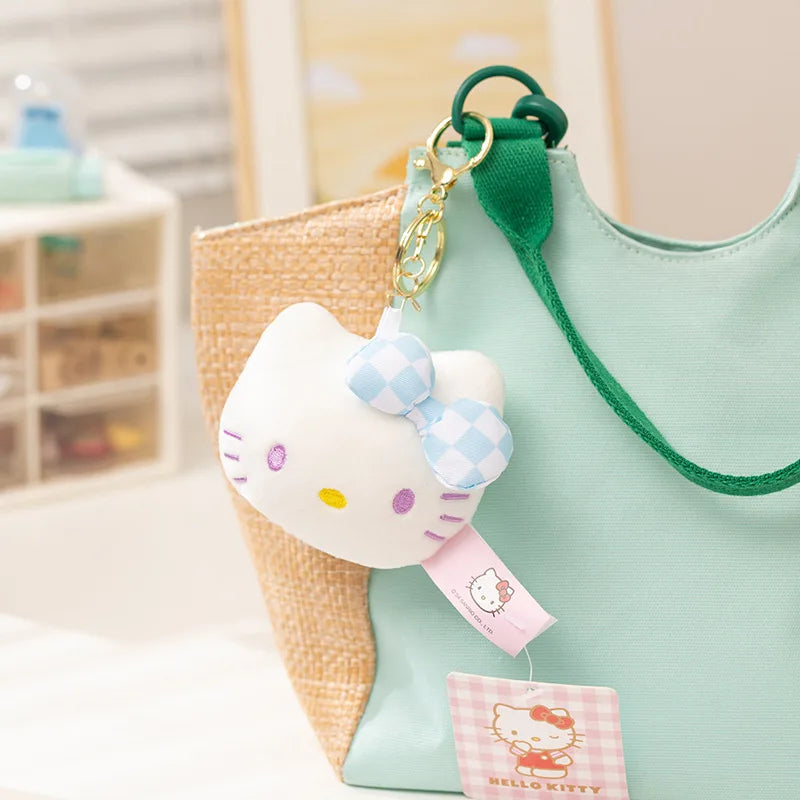 Sanrio Hello Kitty & Kuromi Plush Keychain Bag Charm