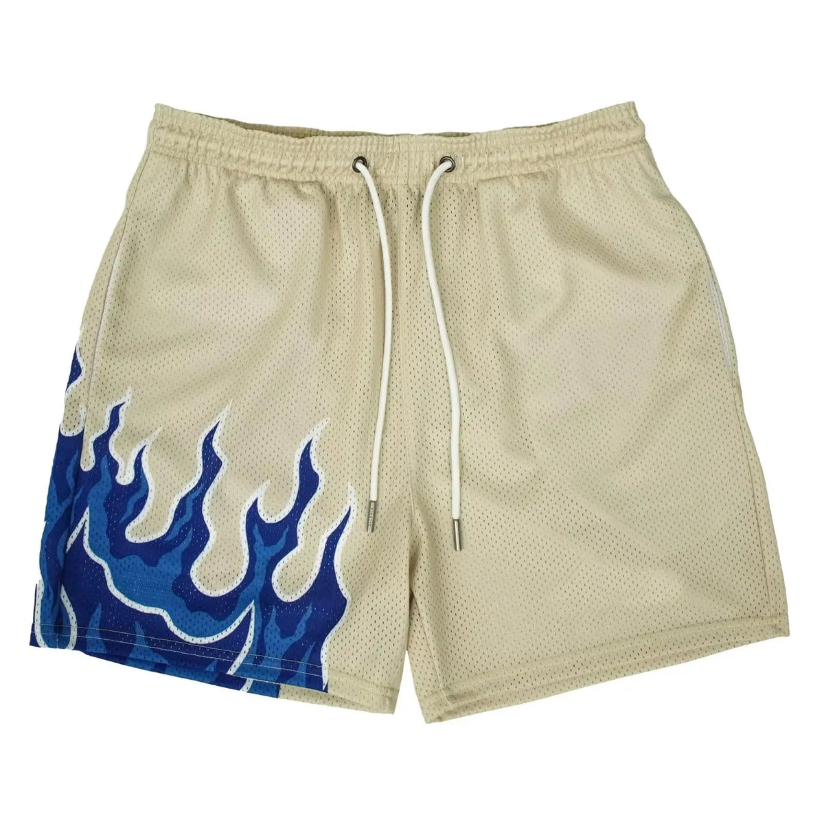 Men's Flame Pattern Basketball Shorts Boys Summer Cool Hawaii 3D Printed Casual Swim Trunks Quick Dry Surfboard Shorts