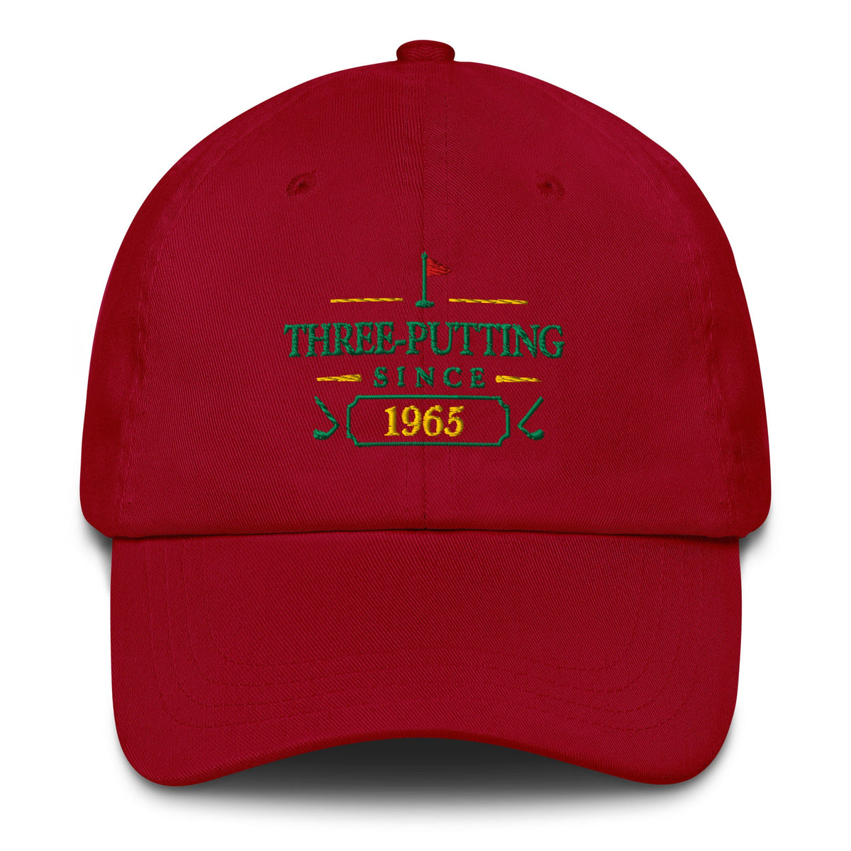 Three-Putting Since "Year" - Custom Dad hat