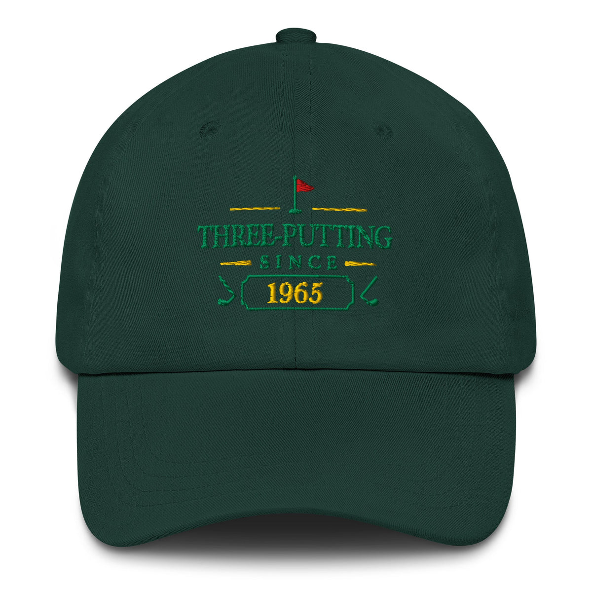 Three-Putting Since "Year" - Custom Dad hat
