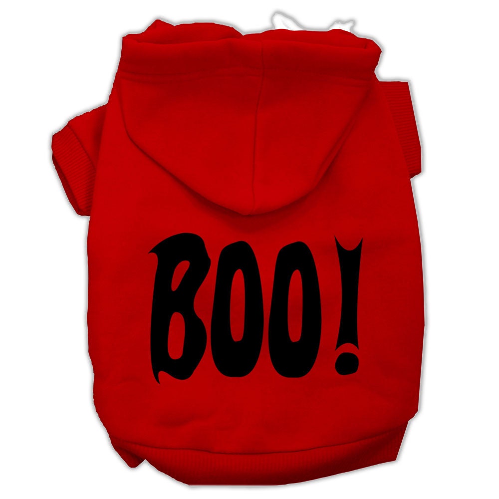Halloween Pet Hoodie Screen Printed, "Boo"