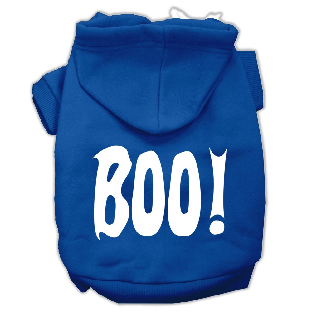 Halloween Pet Hoodie Screen Printed, "Boo"